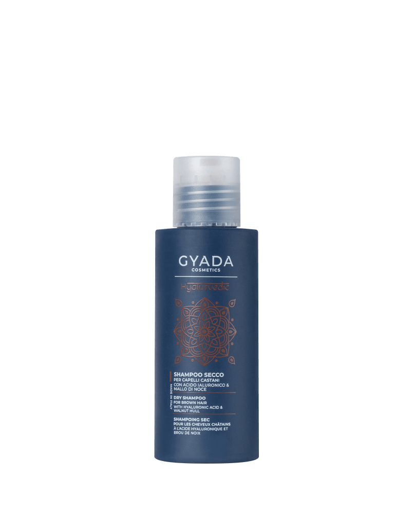 Shampoo secco capelli castani