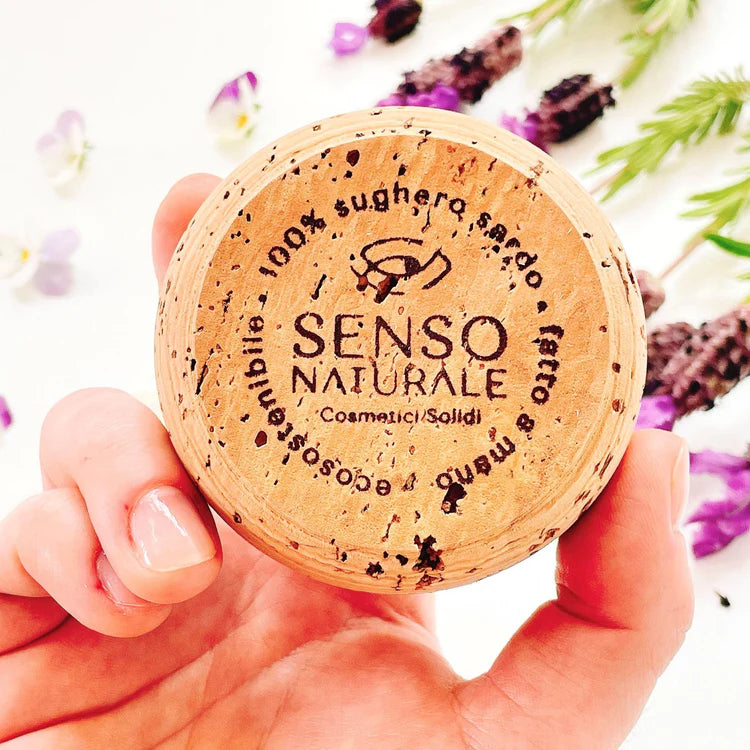 Contenitore in sughero per il viso Piccolo