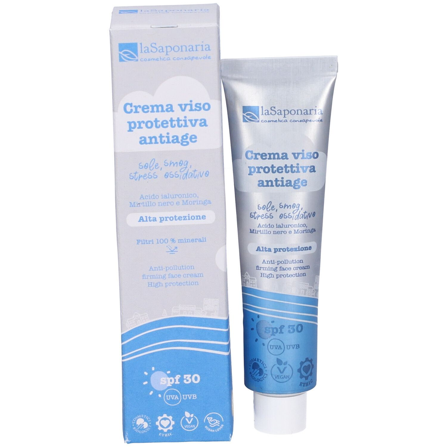 Crema viso protettiva antiage SPF 30