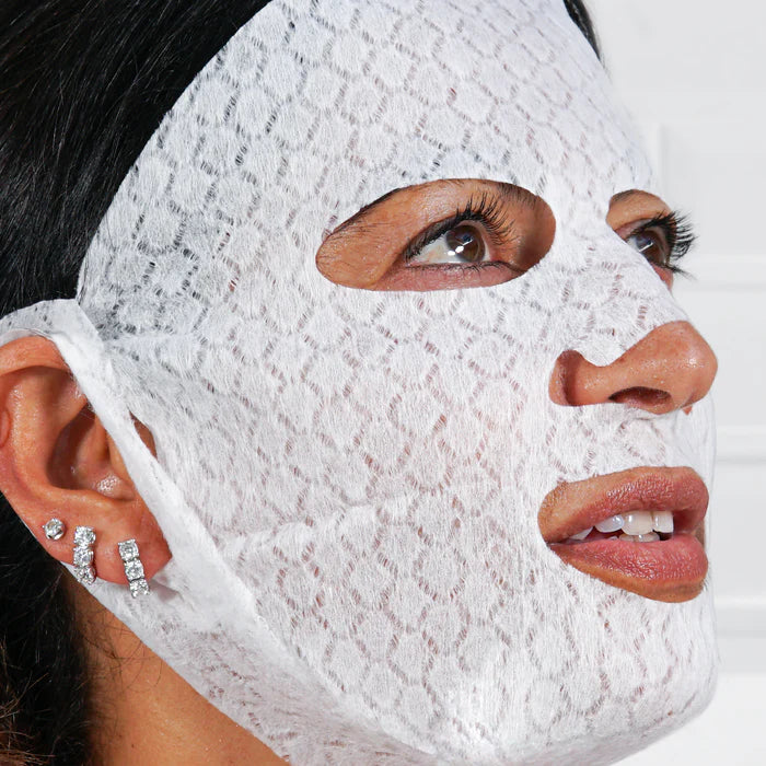 Maschera Illuminante alla Vitamina C per Viso e Collo