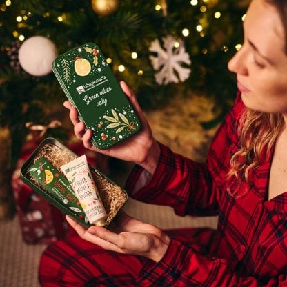 Scrigno - Crema mani Fitocheratina e Limone + Limetta Bosco d'inverno