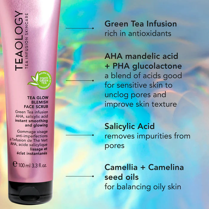 Scrub Esfoliante viso anti-imperfezioni TEA GLOW BLEAMISH FACE SCRUB