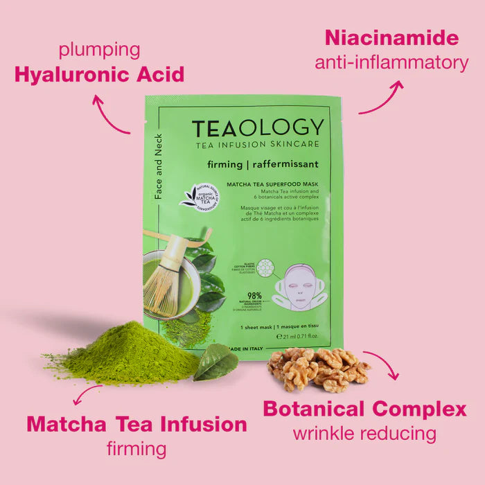 Maschera Rassodante al Matcha per Viso e Collo