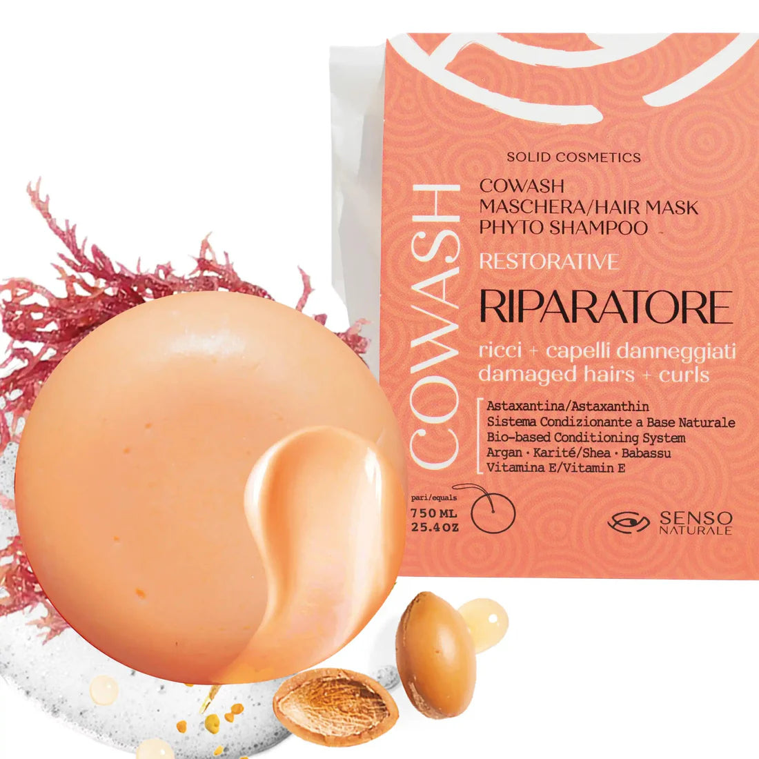 Cowash-Maschera-Balsamo 3 in 1 con Astaxantina