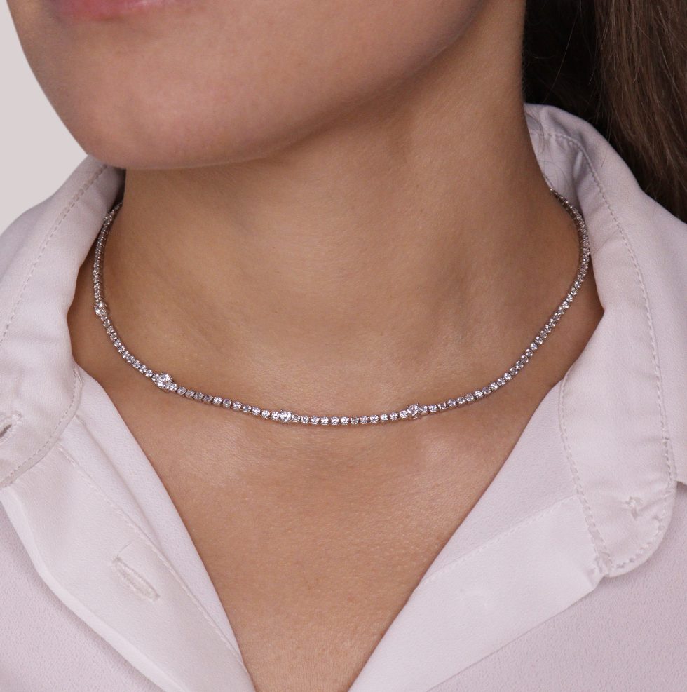 Collana Tennis con punti luce Camilla