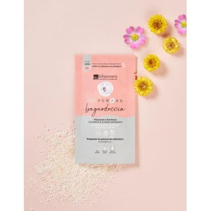 Bagnodoccia in polvere vellutante e nutriente