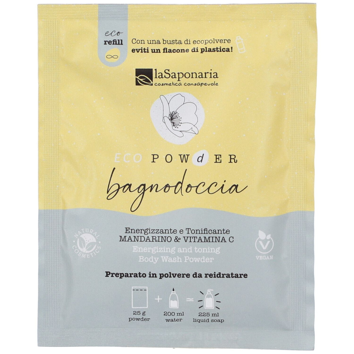 Bagnodoccia in polvere energizzante