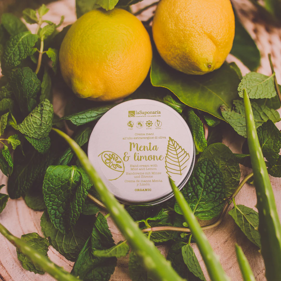 Crema mani menta e limone