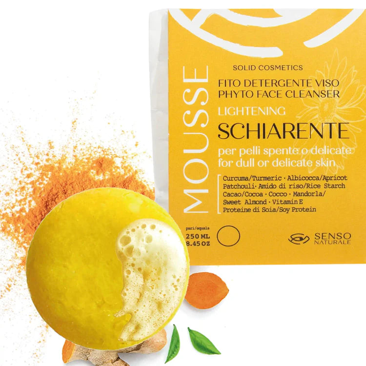 Detergente Mousse Viso Illuminante/Schiarente