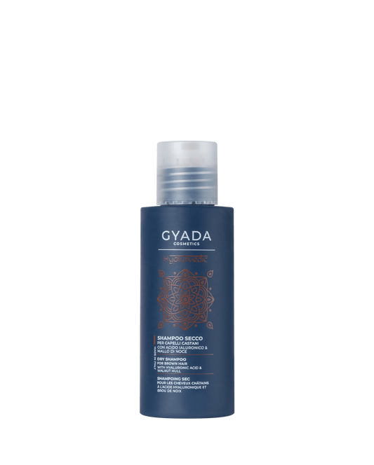 Shampoo secco capelli castani