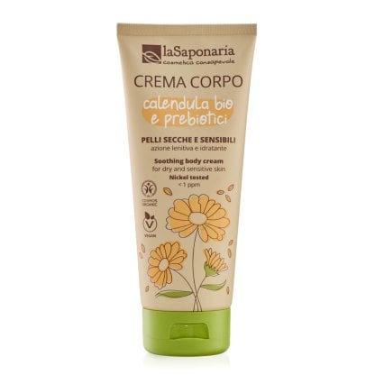 Crema Corpo Pelli secche e sensibili – Calendula Bio e Prebiotici