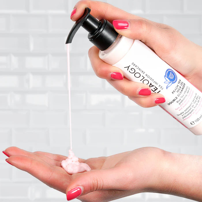 Olio Detergente Struccante per Viso e Occhi Peach Tea Latte