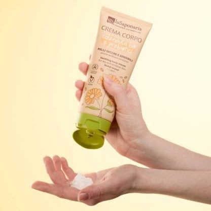 Crema Corpo Pelli secche e sensibili – Calendula Bio e Prebiotici