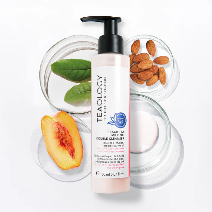 Olio Detergente Struccante per Viso e Occhi Peach Tea Latte