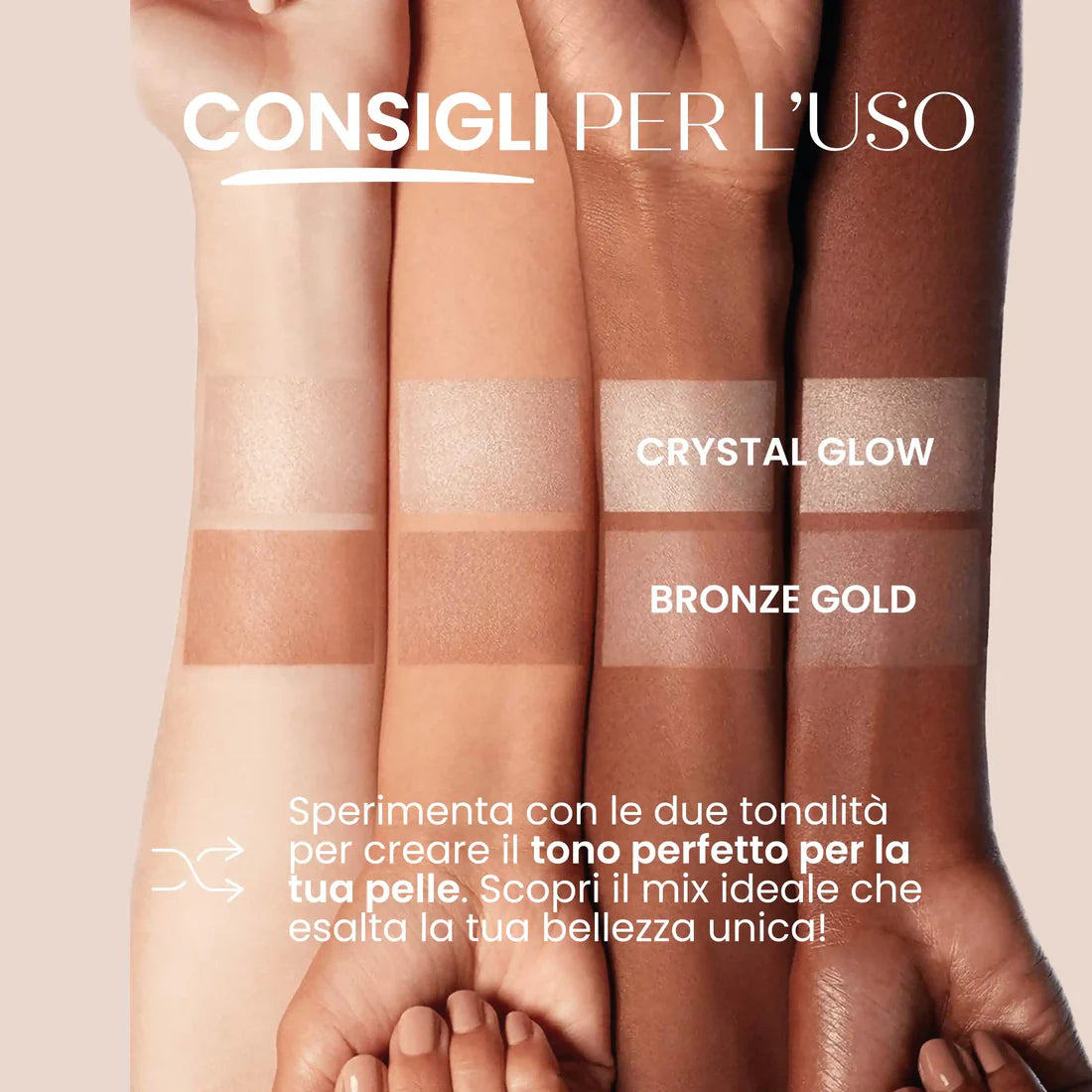 Illuminante Viso Bronze gold
